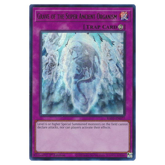 Yu-Gi-Oh! - Quarter Century Bonanza - Grave of the Super Ancient Organism (Ultra Rare) RA03-EN077