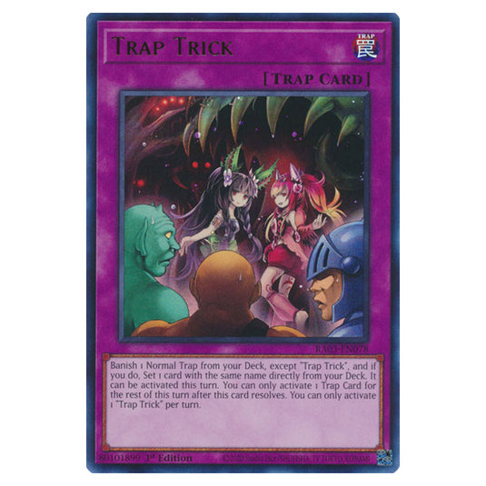 Yu-Gi-Oh! - Quarter Century Bonanza - Trap Trick (Ultra Rare) RA03-EN078