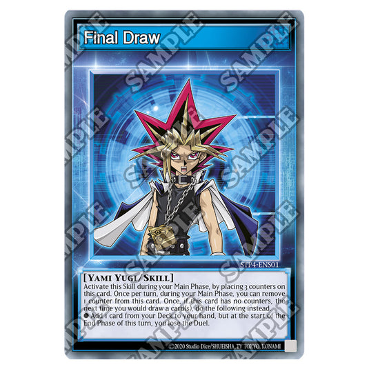 Final Draw STP4-ENS01 card from the Yu-Gi-Oh! set Speed Duel Tournament Pack 4