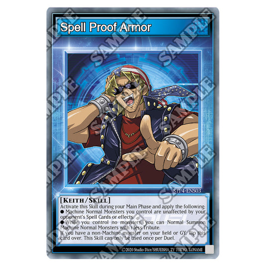 Spell Proof Armor STP4-ENS03 card from the Yu-Gi-Oh! set Speed Duel Tournament Pack 4