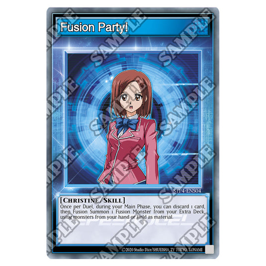 Fusion Party! STP4-ENS04 card from the Yu-Gi-Oh! set Speed Duel Tournament Pack 4