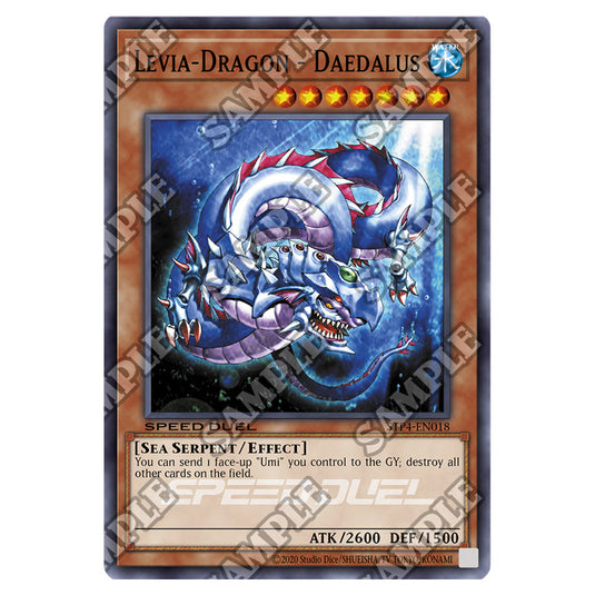 Levia-Dragon - Daedalus STP4-EN018 card from the Yu-Gi-Oh! set Speed Duel Tournament Pack 4