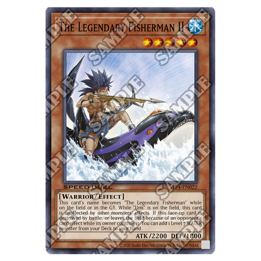 The Legendary Fisherman II STP4-EN022 card from the Yu-Gi-Oh! set Speed Duel Tournament Pack 4