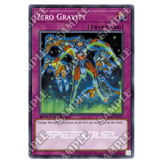 Zero Gravity STP4-EN027 card from the Yu-Gi-Oh! set Speed Duel Tournament Pack 4