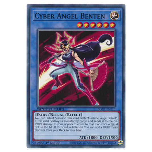 Cyber Angel Benten STP5-EN002 card from the Yu-Gi-Oh! set Speed Duel Tournament Pack 5