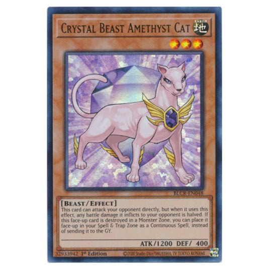 Crystal Beast Amethyst Cat STP5-EN009 card from the Yu-Gi-Oh! set Speed Duel Tournament Pack 5