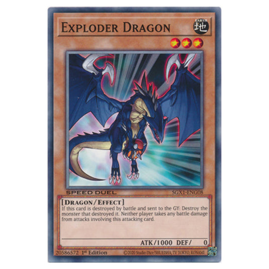 Exploder Dragon STP5-EN011 card from the Yu-Gi-Oh! set Speed Duel Tournament Pack 5