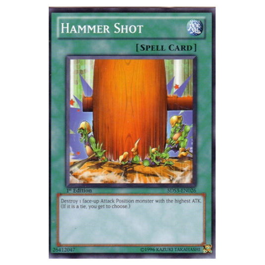 Hammer Shot STP5-EN013 card from the Yu-Gi-Oh! set Speed Duel Tournament Pack 5