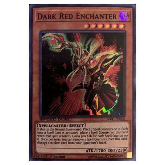 Dark Red Enchanter STP5-EN021 card from the Yu-Gi-Oh! set Speed Duel Tournament Pack 5