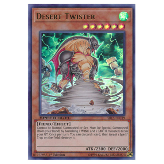 Desert Twister STP5-EN022 card from the Yu-Gi-Oh! set Speed Duel Tournament Pack 5