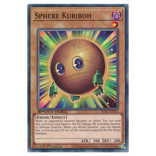 Sphere Kuriboh STP5-EN023 card from the Yu-Gi-Oh! set Speed Duel Tournament Pack 5