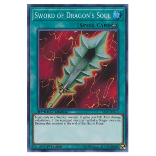 Sword of Dragon's Soul STP5-EN024 card from the Yu-Gi-Oh! set Speed Duel Tournament Pack 5