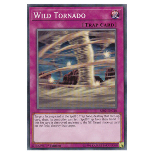 Wild Tornado STP5-EN033 card from the Yu-Gi-Oh! set Speed Duel Tournament Pack 5