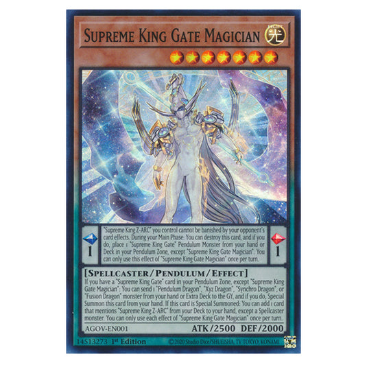 Yu-Gi-Oh! - Age of Overlord - Supreme King Gate Magician (Super Rare) AGOV-EN001