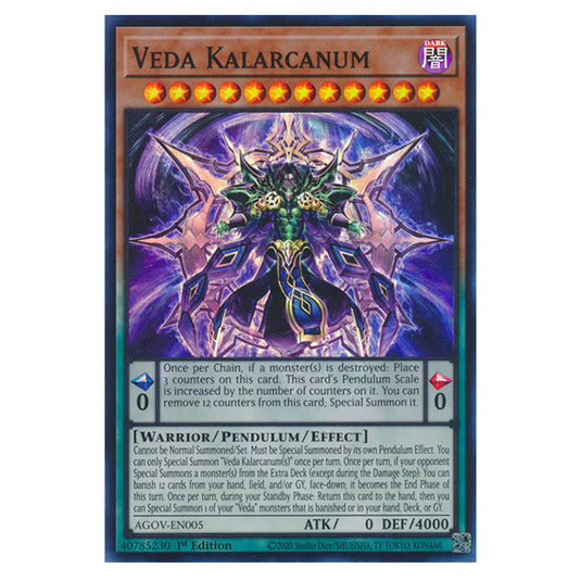 Yu-Gi-Oh! - Age of Overlord - Veda Kalarcanum (Super Rare) AGOV-EN005