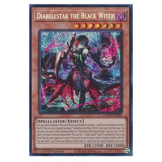 Yu-Gi-Oh! - Age of Overlord - Diabellstar the Black Witch (Secret Rare) AGOV-EN006