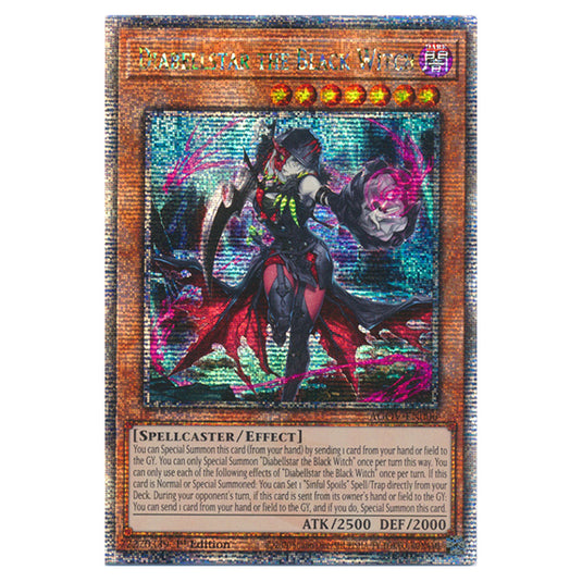 Yu-Gi-Oh! - Age of Overlord - Diabellstar the Black Witch (Quarter Century Secret Rare) AGOV-EN006a