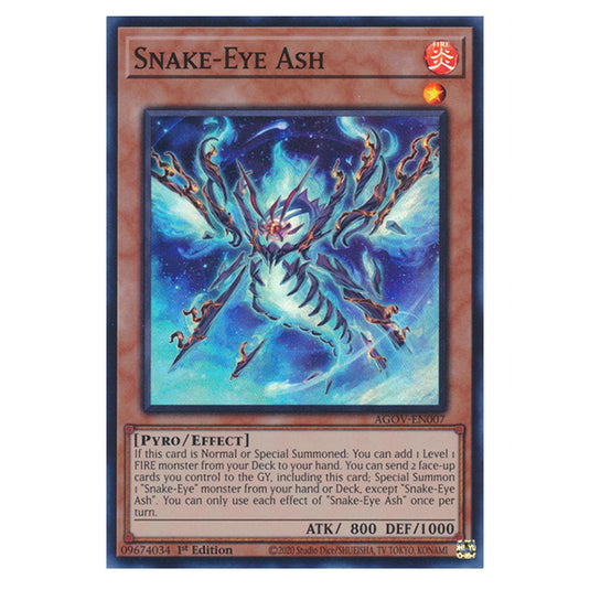 Yu-Gi-Oh! - Age of Overlord - Snake-Eye Ash (Super Rare) AGOV-EN007