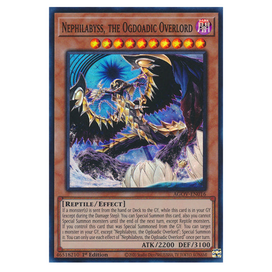 Yu-Gi-Oh! - Age of Overlord - Nephilabyss, the Ogdoadic Overlord (Super Rare) AGOV-EN016