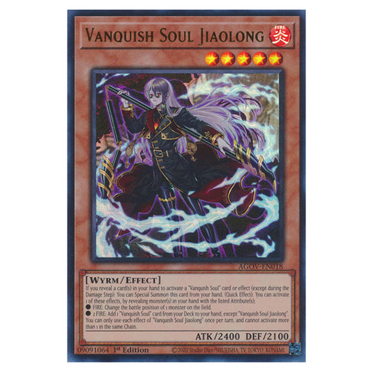 Yu-Gi-Oh! - Age of Overlord - Vanquish Soul Jiaolong (Ultra Rare) AGOV-EN018