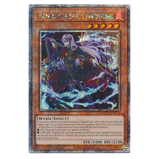 Yu-Gi-Oh! - Age of Overlord - Vanquish Soul Jiaolong (Quarter Century Secret Rare) AGOV-EN018a