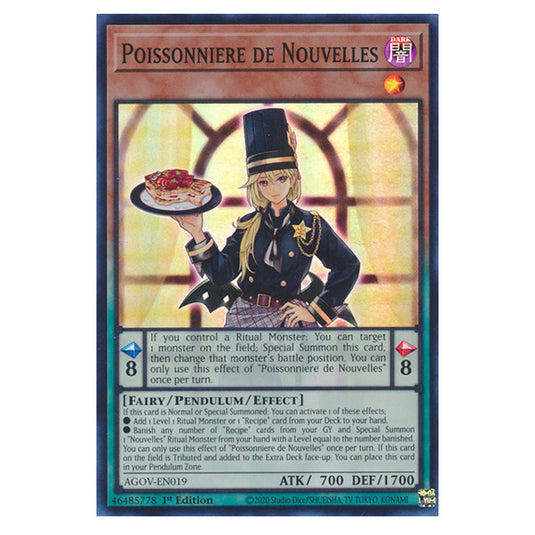 Yu-Gi-Oh! - Age of Overlord - Poissonniere de Nouvelles (Super Rare) AGOV-EN019