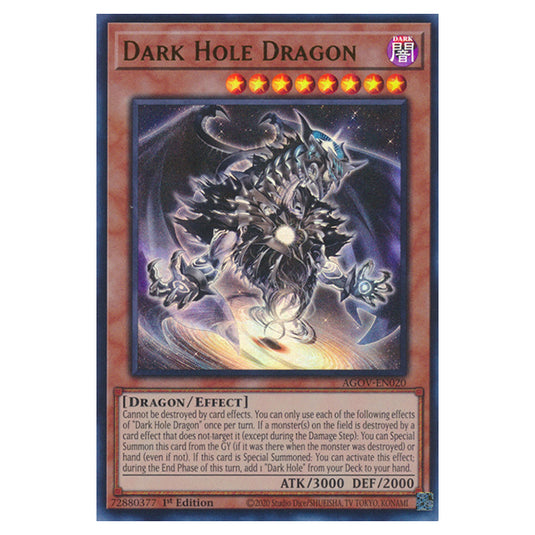 Yu-Gi-Oh! - Age of Overlord - Dark Hole Dragon (Ultra Rare) AGOV-EN020