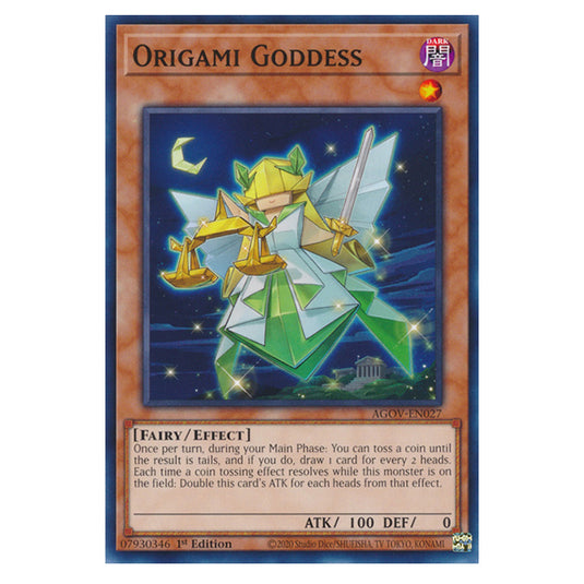 Yu-Gi-Oh! - Age of Overlord - Origami Goddess (Common) AGOV-EN027