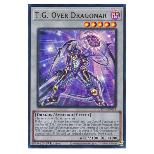 Yu-Gi-Oh! - Age of Overlord - T.G. Over Dragonar (Ultra Rare) AGOV-EN035