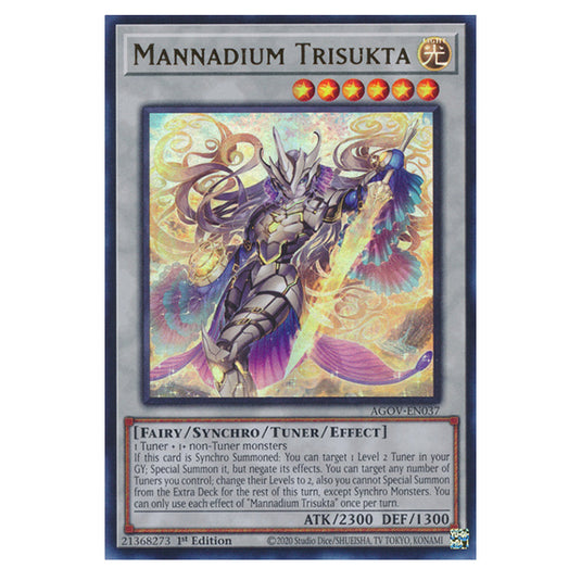 Yu-Gi-Oh! - Age of Overlord - Mannadium Trisukta (Ultra Rare) AGOV-EN037