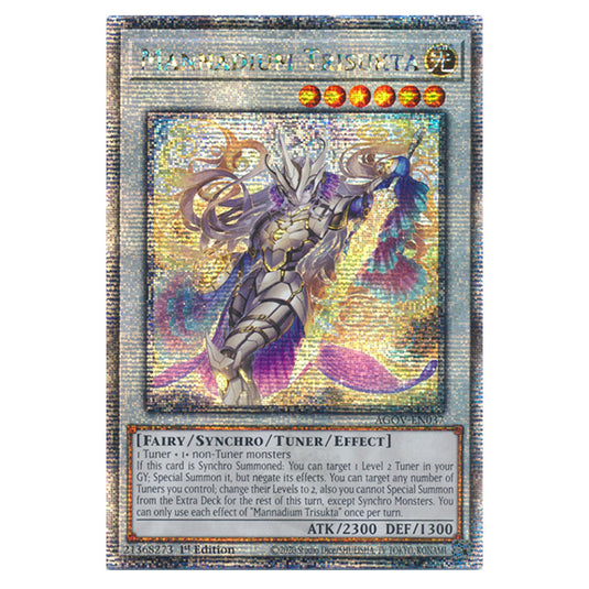 Yu-Gi-Oh! - Age of Overlord - Mannadium Trisukta (Quarter Century Secret Rare) AGOV-EN037a