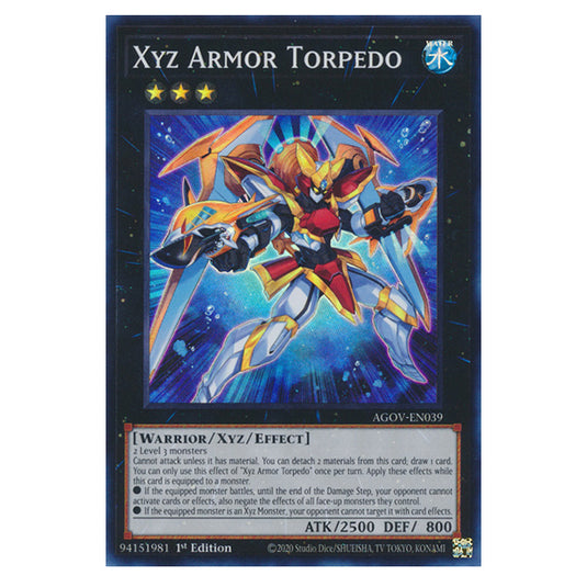 Yu-Gi-Oh! - Age of Overlord - Xyz Armor Torpedo (Super Rare) AGOV-EN039