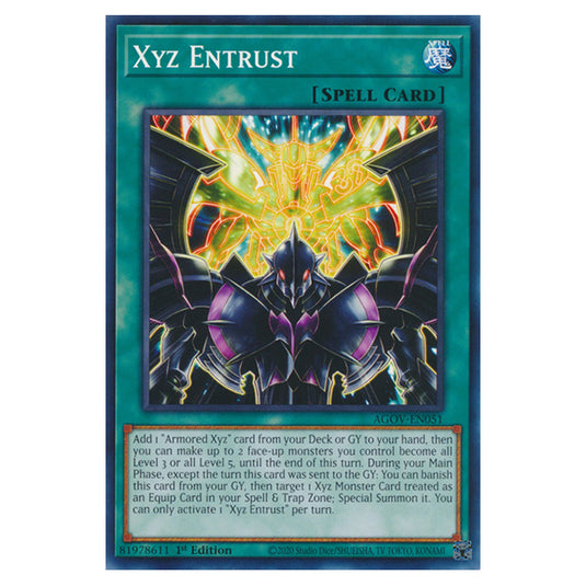 Yu-Gi-Oh! - Age of Overlord - Xyz Entrust (Common) AGOV-EN051