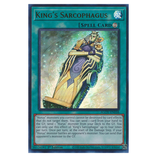 Yu-Gi-Oh! - Age of Overlord - King's Sarcophagus (Ultra Rare) AGOV-EN058