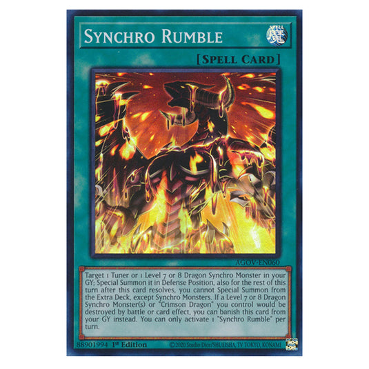 Yu-Gi-Oh! - Age of Overlord - Synchro Rumble (Super Rare) AGOV-EN060