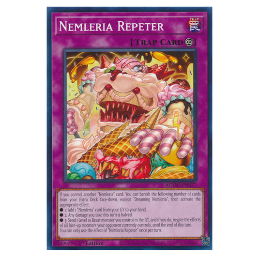 Yu-Gi-Oh! - Age of Overlord - Nemleria Repeter (Common) AGOV-EN077