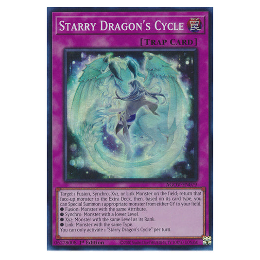Yu-Gi-Oh! - Age of Overlord - Starry Dragon's Cycle (Super Rare) AGOV-EN079
