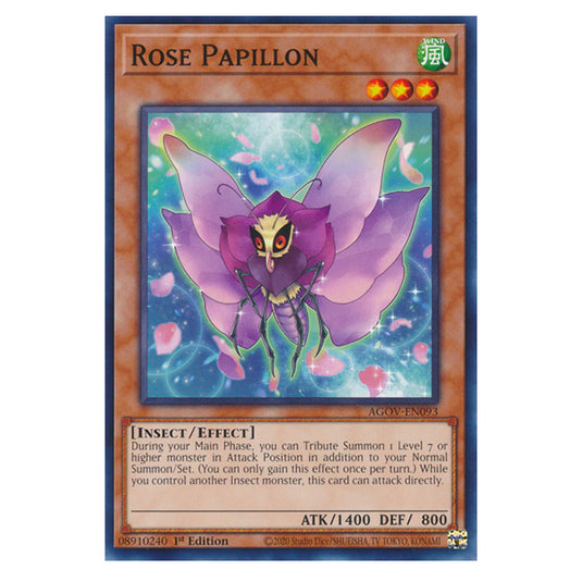 Yu-Gi-Oh! - Age of Overlord - Rose Papillon (Common) AGOV-EN093