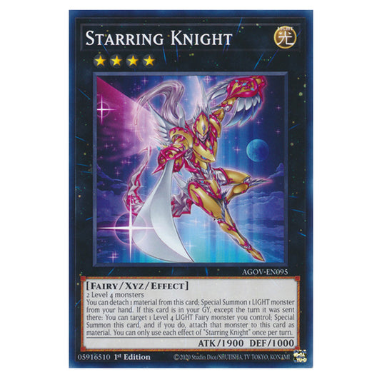Yu-Gi-Oh! - Age of Overlord - Starring Knight (Common) AGOV-EN095