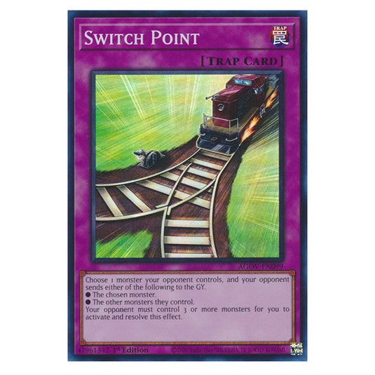 Yu-Gi-Oh! - Age of Overlord - Switch Point (Super Rare) AGOV-EN099