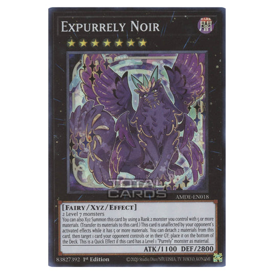 Yu-Gi-Oh! - Amazing Defenders - Expurrely Noir (Super Rare) AMDE-EN018