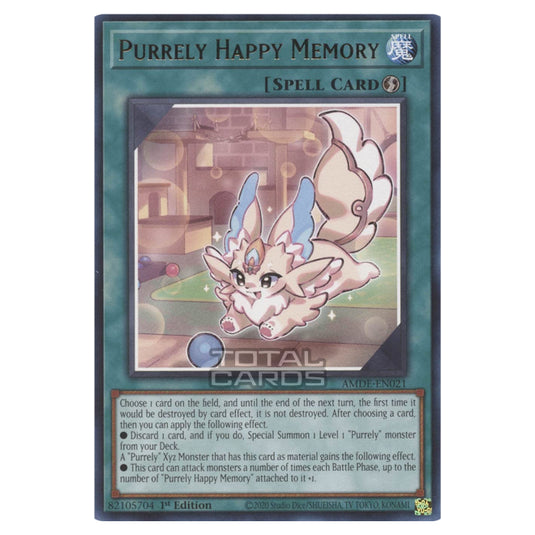 Yu-Gi-Oh! - Amazing Defenders - Purrely Happy Memory (Rare) AMDE-EN021