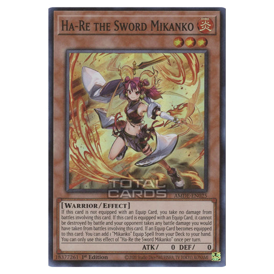 Yu-Gi-Oh! - Amazing Defenders - Ha-Re the Sword Mikanko (Collector's Rare) AMDE-EN025a