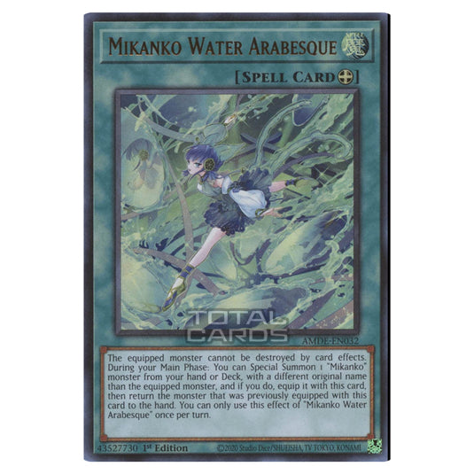 Yu-Gi-Oh! - Amazing Defenders - Mikanko Water Arabesque (Ultra Rare) AMDE-EN032