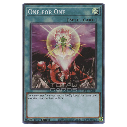Yu-Gi-Oh! - Amazing Defenders - One for One (Collector's Rare) AMDE-EN040a