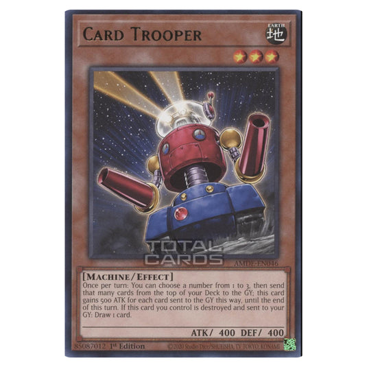 Yu-Gi-Oh! - Amazing Defenders - Card Trooper (Rare) AMDE-EN046 Yu-Gi-Oh! - Amazing Defenders - Card Trooper (Rare) AMDE-EN046