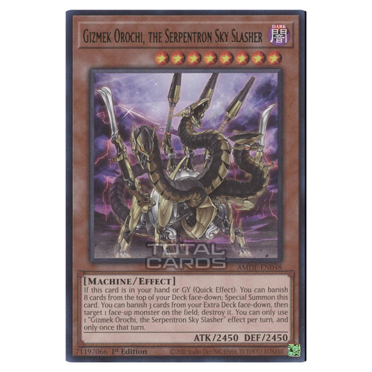 Yu-Gi-Oh! - Amazing Defenders - Gizmek Orochi, the Serpentron Sky Slasher (Collector's Rare) AMDE-EN048a