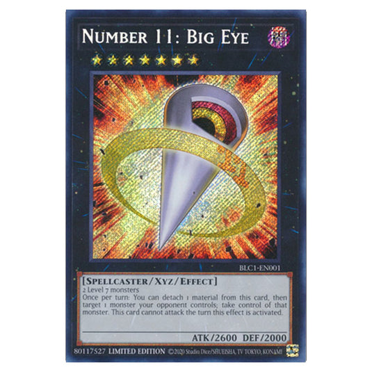 Yu-Gi-Oh! - Battles of Legend: Chapter 1 - Number 11: Big Eye (Secret Rare) BLC1-EN001