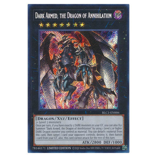 Yu-Gi-Oh! - Battles of Legend: Chapter 1 - Dark Armed, the Dragon of Annihilation (Secret Rare) BLC1-EN006