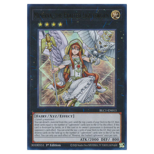 Yu-Gi-Oh! - Battles of Legend: Chapter 1 - Minerva, the Exalted Lightsworn (Gold) (Ultra Rare) BLC1-EN013